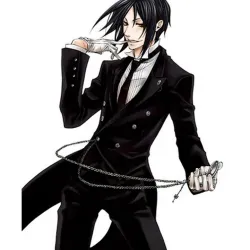 Sebastian Black Butler Black Tailcoat