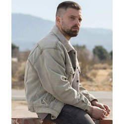 Sebastian Stan Destroyer Denim Jacket