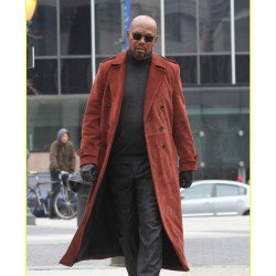 Samuel L Jackson John Shaft Trench Coat