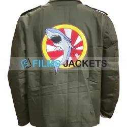 Wayne Shark Green Cotton Jacket