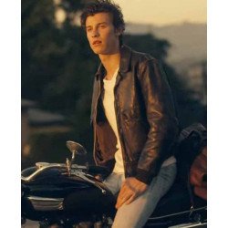 Shawn Mendes Senorita Black Leather Jacket