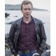 Shetland Steven Robertson Brown Leather Jacket