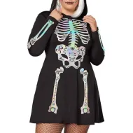 Skeleton Costume Hooded