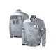 Slider Brooklyn Nets Gray Varsity Jacket