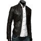 Men's Slim Fit Multi Pocket Black Jacket