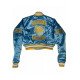 Southern University Cropped Satin Jacket