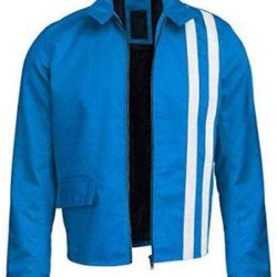 Speedway Elvis Presley Blue Cotton Jacket