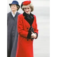 Spencer Princess Diana Red Coat