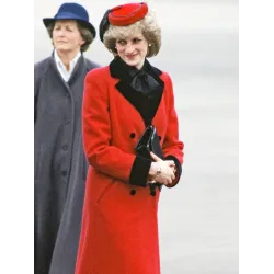 Spencer Princess Diana Red Coat