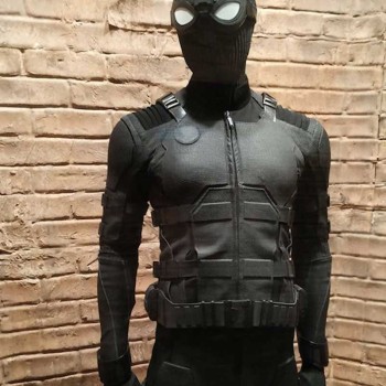 Spider-Man Far From Home Black Leather Jacket