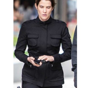 Spider-Man Far From Home Cobie Smulders Black Jacket