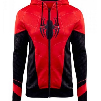 Spider Man Far From Home Zip Up Hoodie