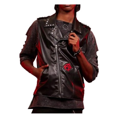 Spider Punk Denim Vest - Films Jackets