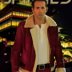 Spirited Ryan Reynolds Leather Jacket