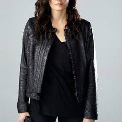 Stana Katic Absentia S03 Leather Jacket