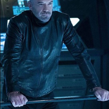 Alan Van Sprang Star Trek Discovery Black Leather Jacket