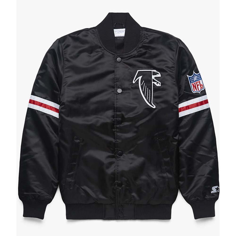 Atlanta Falcons Starter Red and White Jacket