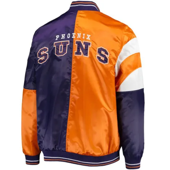 Starter Phoenix Suns Orange and Purple Jacket