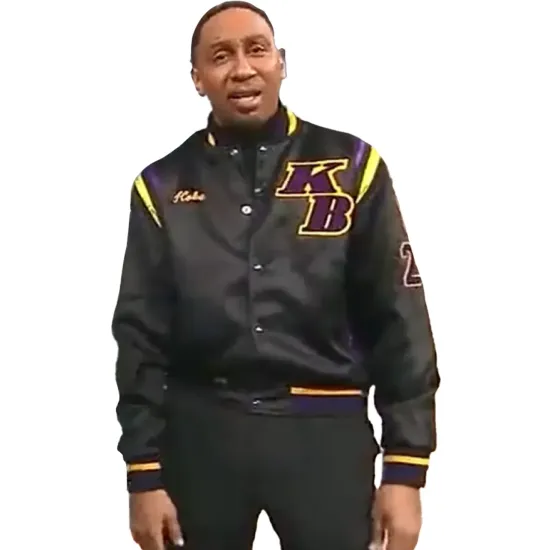 Stephen A Smith Kobe Bryant Satin Jacket