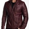 Stephen Amell The Flash Burgundy Leather Jacket