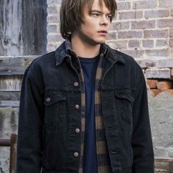 Stranger Things Charlie Heaton Black Jacket