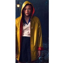 Sadie Sink Stranger Things Yellow Coat