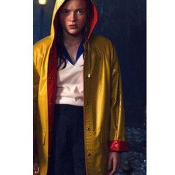 Sadie Sink Stranger Things Yellow Coat