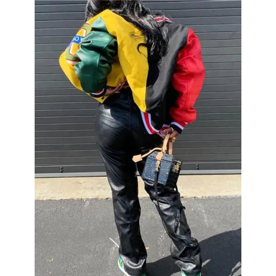 Streetwear Multicolor Patchwork Jacket