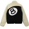 Stussy 8 Ball Sherpa Fleece Jacket