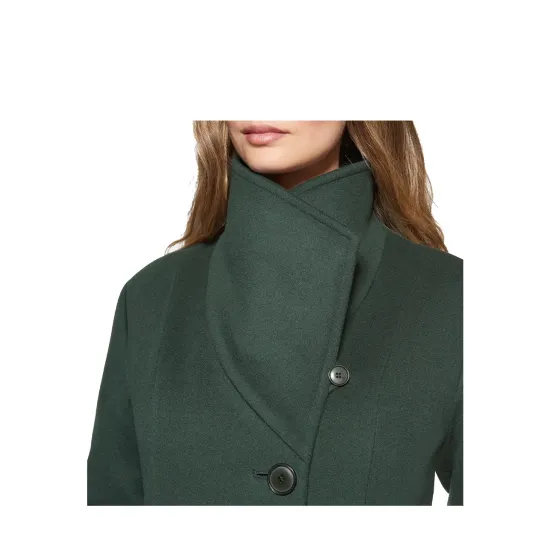 Super Fine Virgin Green Wool Coat