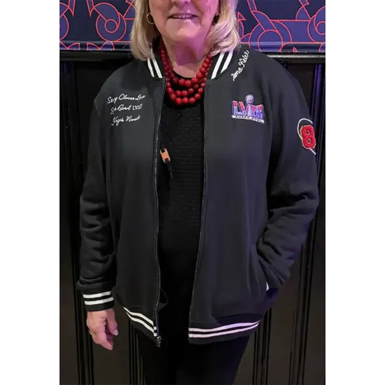 Superbowl Donna Kelce Varsity Jacket