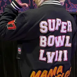 Superbowl Donna Kelce Varsity Jacket