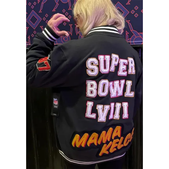 Superbowl Donna Kelce Varsity Jacket