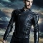 Chris Wood Supergirl Black Leather Jacket