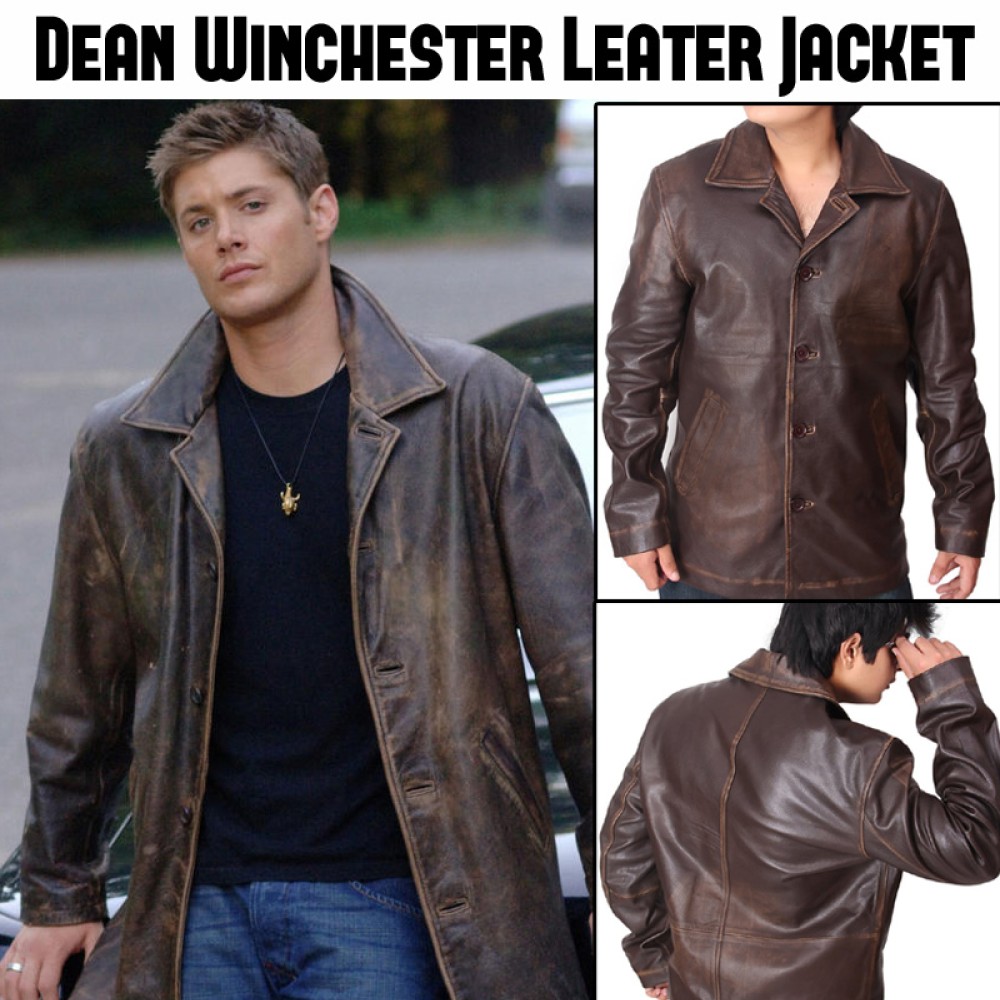 Supernatural Dean Winchester Leather Coat - Films Jackets