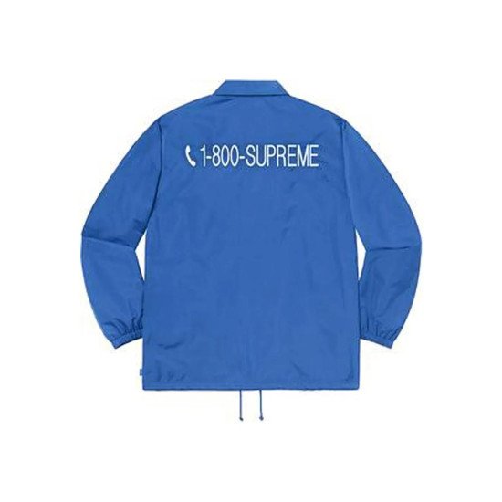 Supreme 1-800 Coaches Blue Jacket