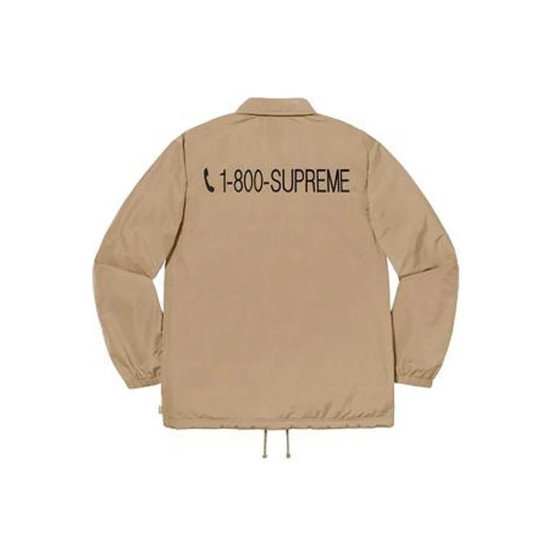 Supreme 1-800 Coaches Beige Jacket