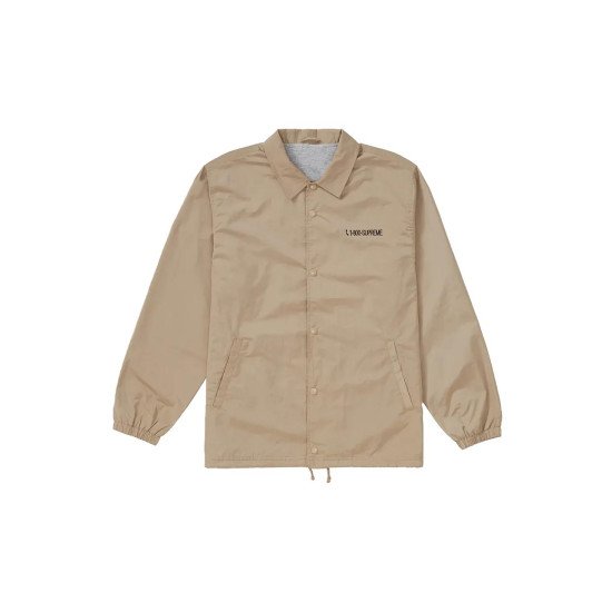 Supreme 1-800 Coaches Beige Jacket