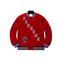 Supreme Old English Red Corduroy Jacket