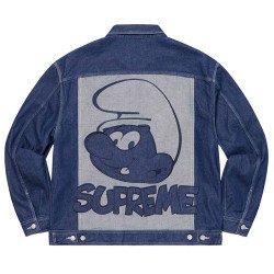 Smurfs Trucker Denim Jacket