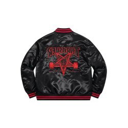 Supreme Thrasher Black Bomber Jacket