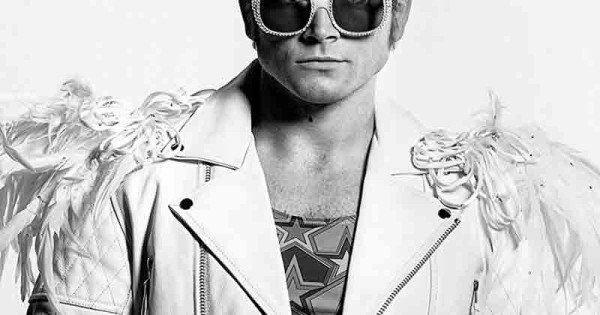 Buy Rocketman Elton John White Leather Jacket