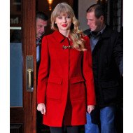 Taylor Swift Mid Length Wool Coat