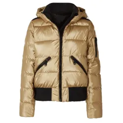 Ted Lasso S2 Keeley Gold Puffer Jacket