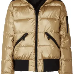 Ted Lasso S2 Keeley Gold Puffer Jacket