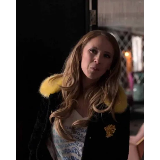 Ted Lasso S3 Juno Temple Fur Jacket