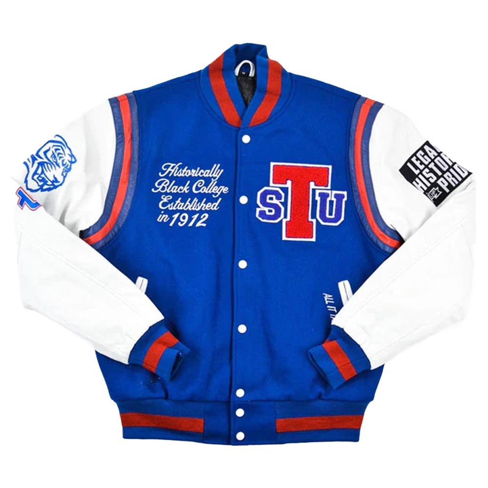 NFL Tennessee Titans Jacket  Tennessee Titans Satin Varsity Jacket