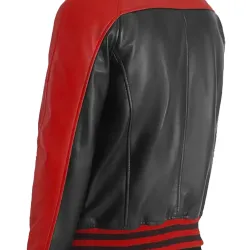 Terry Terrance Leather Varsity Jacket