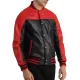 Terry Terrance Leather Varsity Jacket