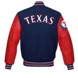 Texas Rangers Red and Blue Jacket